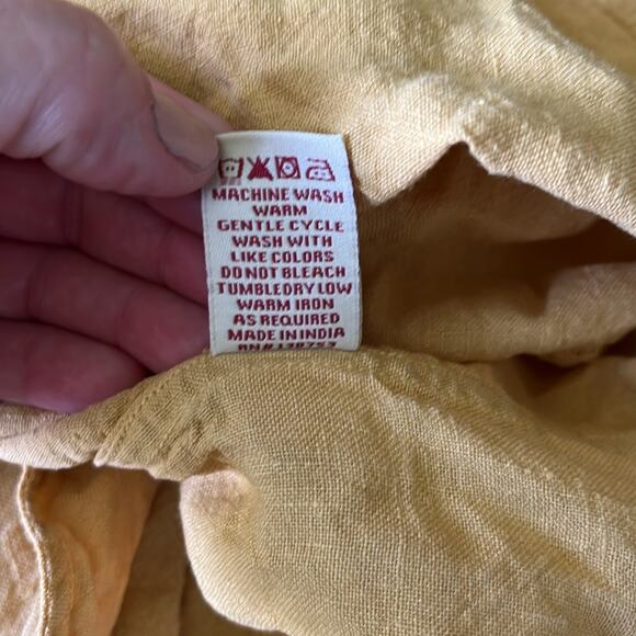 NWOT Paper Lace Linen Lagenlook Midi Dress - Picture 8 of 8